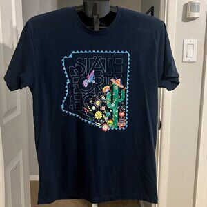 Women’s Relaxed V-Neck Hispanic Heritage | Navy Blue - Size Medium